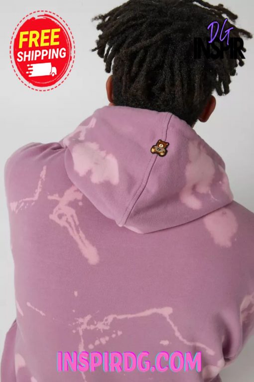 Urban Outfitters Teddy Fresh Bleach Graphic Hoodie Sweatshirt