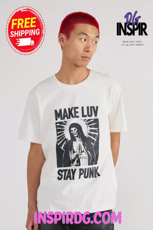 Urban Outfitters Tee Library Stay Punk Tee