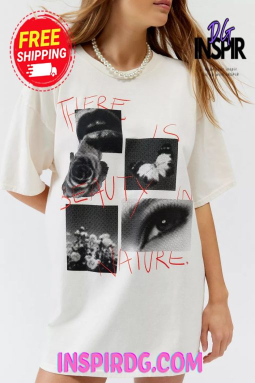 Urban Outfitters “There Is Beauty In Nature” T-Shirt Dress