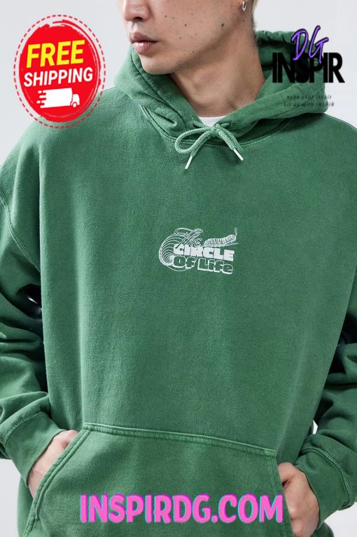 Urban Outfitters UO Green Circle Of Life Hoodie