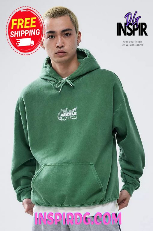 Urban Outfitters UO Green Circle Of Life Hoodie
