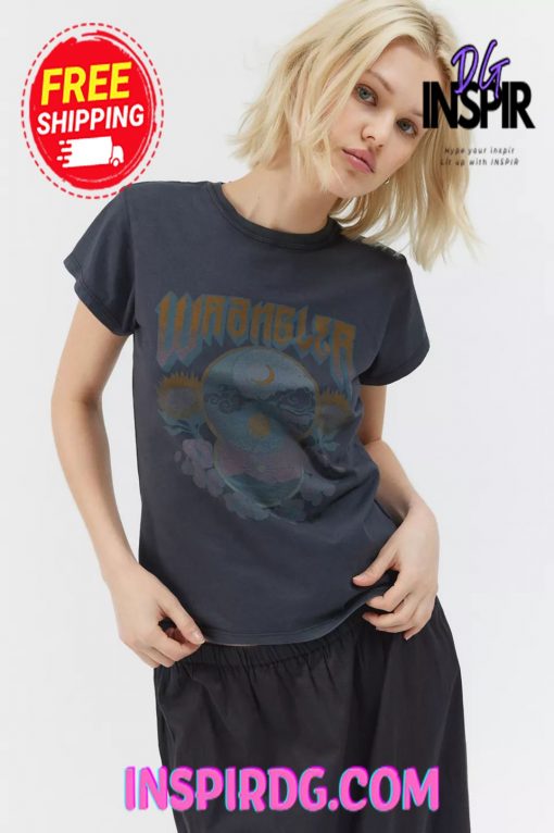 Urban Outfitters Wrangler Shrunken Band Tee