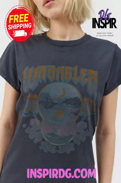 Urban Outfitters Wrangler Shrunken Band Tee