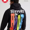Urban Outfitters BDG Leah Stripe Zip-Up Hoodie Sweatshirt