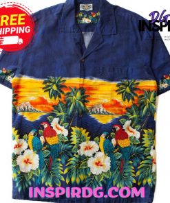 Vintage Pacific Legend Sunset Hawaiian Shirt