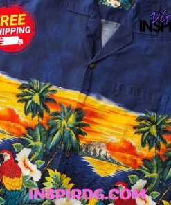 Vintage Pacific Legend Sunset Hawaiian Shirt