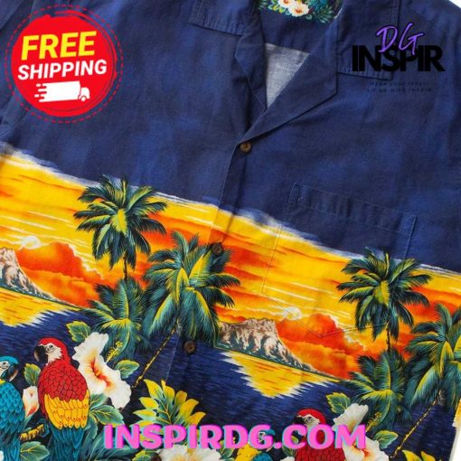Vintage Pacific Legend Sunset Hawaiian Shirt