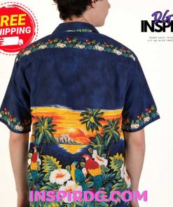 Vintage Pacific Legend Sunset Hawaiian Shirt