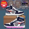 Calgary Flames Personalized Air Jordan 1 High Top