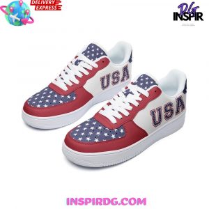 USA Flag 4th of July Independence Air Force 1 Shoes InspirDG