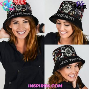 Supernatural Join The Hunt Bucket Hat