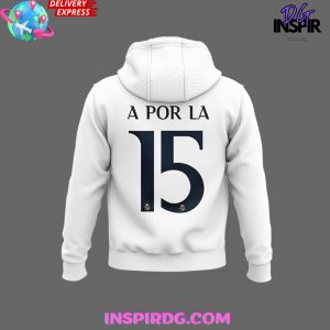 Real Madrid UEFA Champions League Final London 2024 A Por La 15 Hoodie