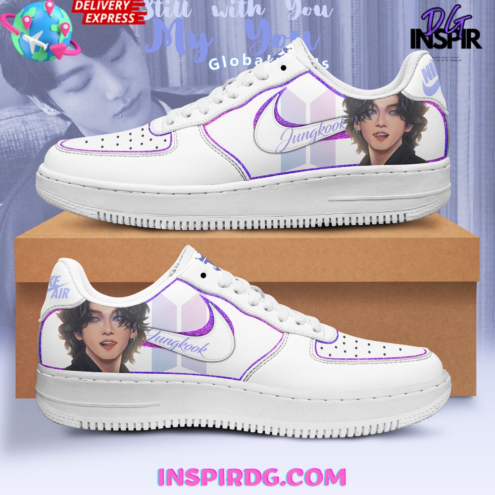 BTS Jungkook Nike Air Force 1 Sneaker - InspirDG