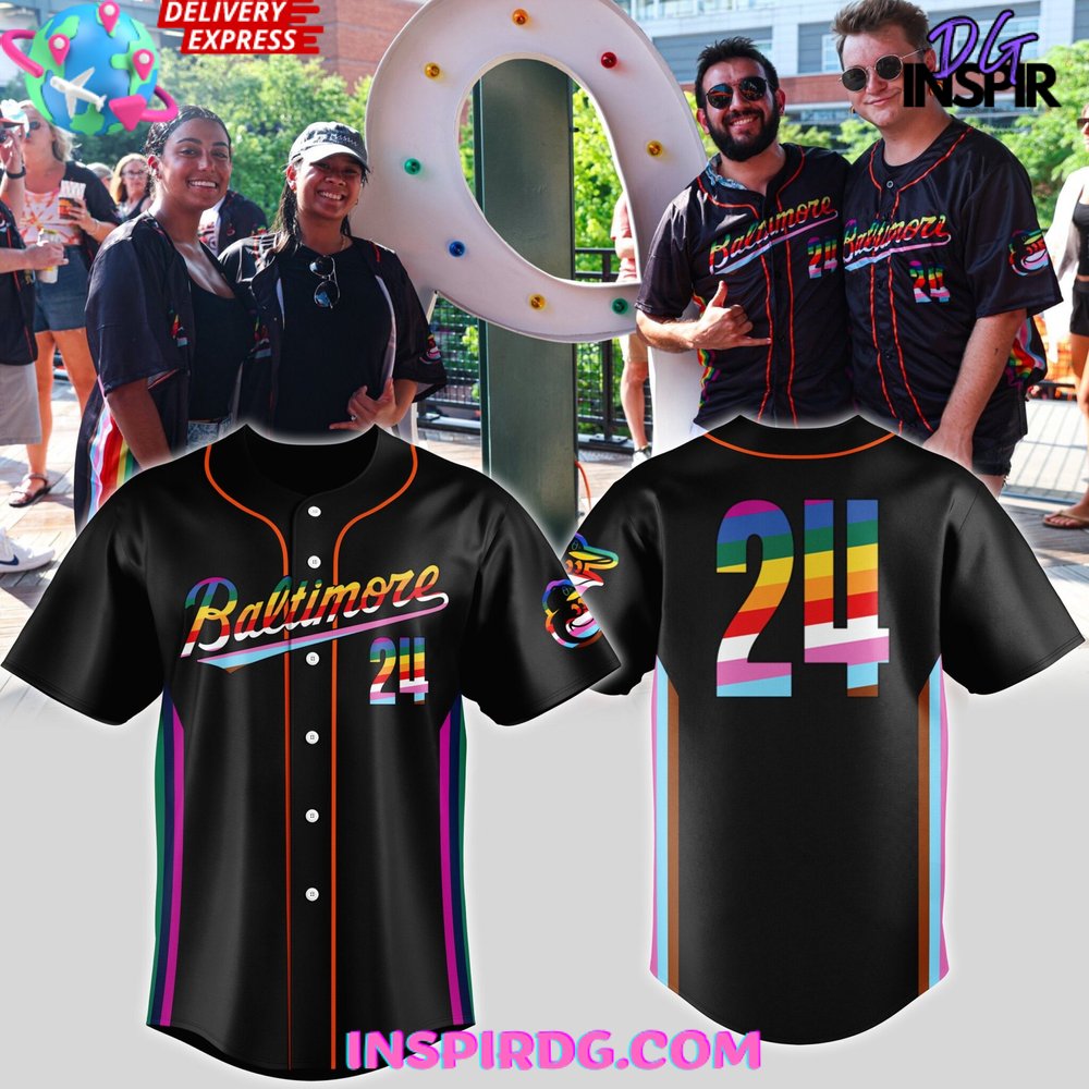 Baltimore Orioles Celebrating Pride at The Yard Jersey InspirDG