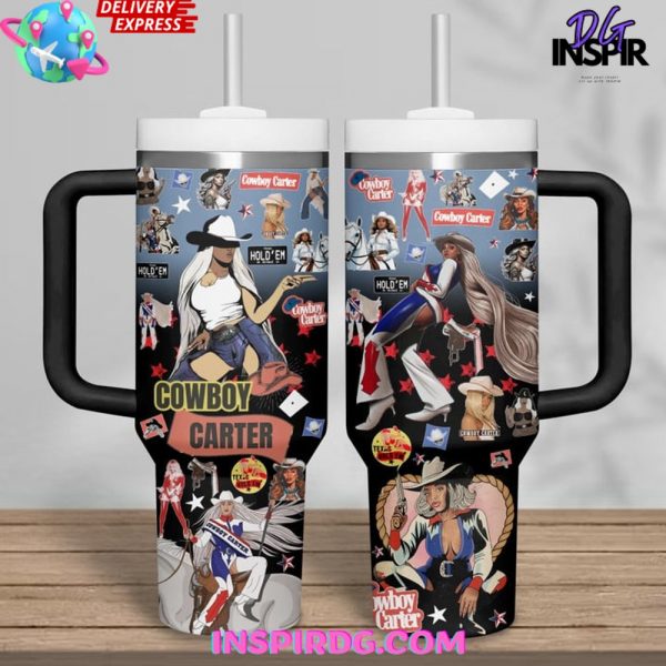 Beyoncé American Cowboy Carter Stanley Tumbler 40z