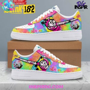 Blink 182 Dammit Graffiti Nike Air Force 1 Sneaker InspirDG