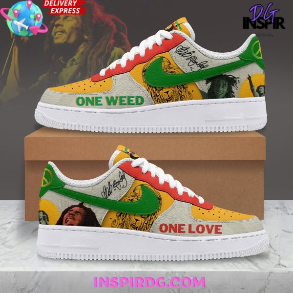 Bob Marley One Weed One Love Nike Air Force 1 Sneaker