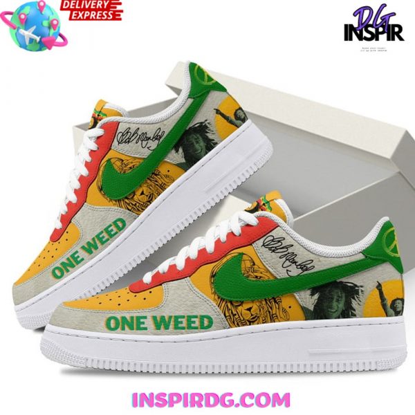 Bob Marley One Weed One Love Nike Air Force 1 Sneaker