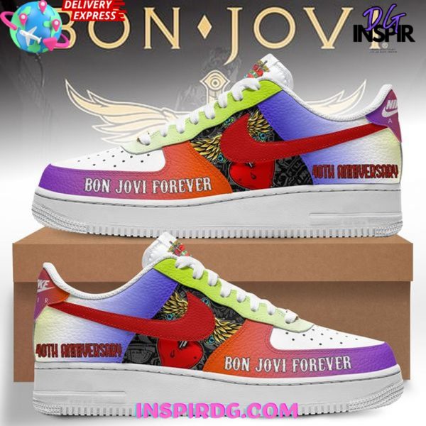 Bon Jovi Forever 40th Anniversary Nike Air Force 1