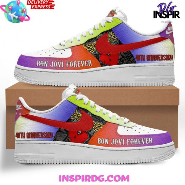 Bon Jovi Forever 40th Anniversary Nike Air Force 1