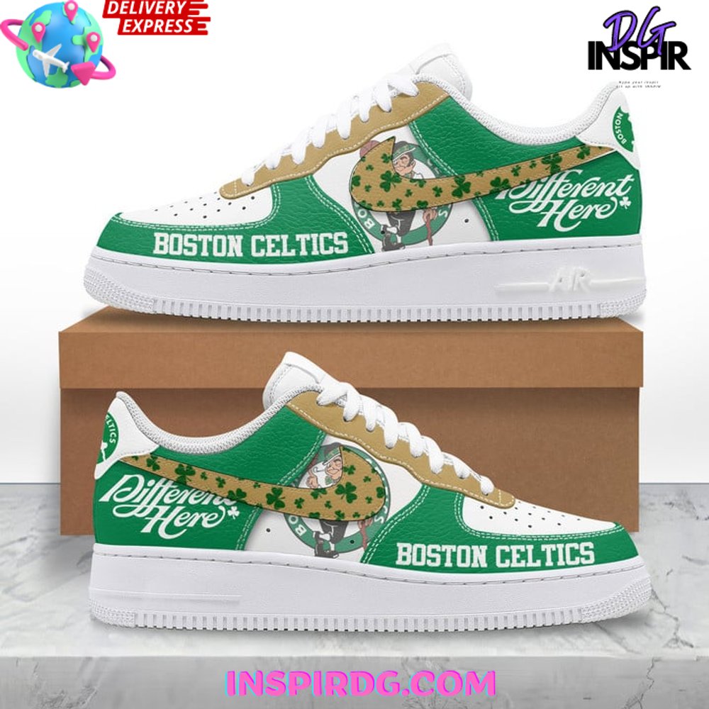 NBA Boston Celtics 2024 World Champions Nike Air Force 1 InspirDG