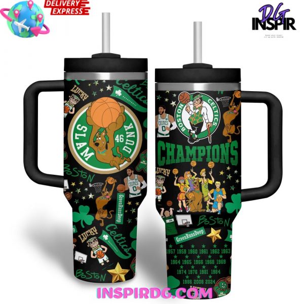 Boston Celtics Scooby Doo Stanley Tumbler Cup