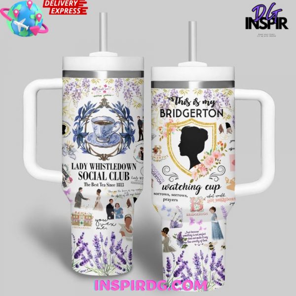 Bridgerton Lady Whistledown Social Club Stanley Tumbler