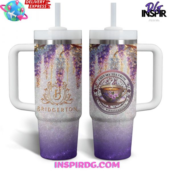 Bridgerton Lady Whistledown Social Club Stanley Tumbler Cup