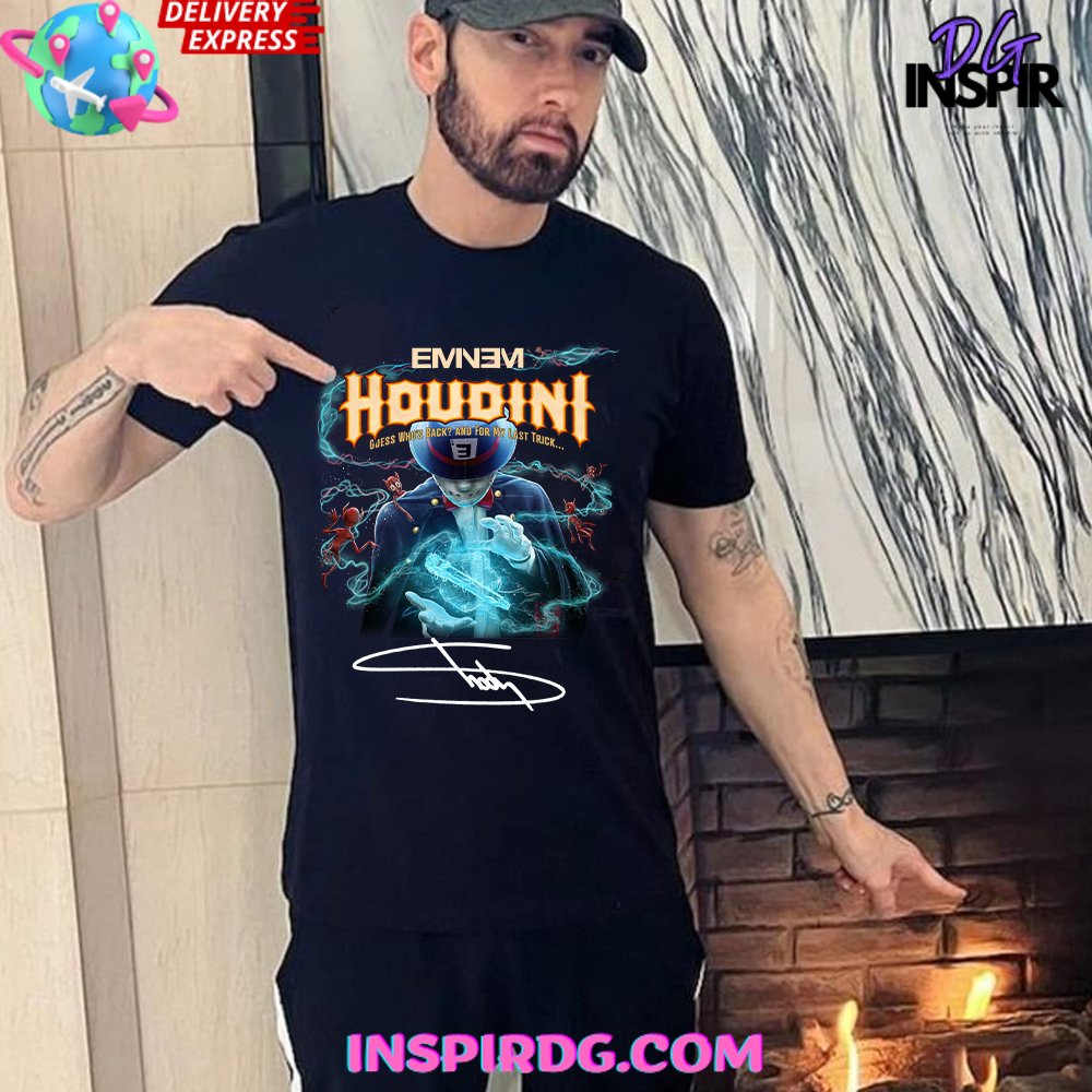 Eminem Houdini Guess Whos Back And For My Last Trick Shirt - InspirDG