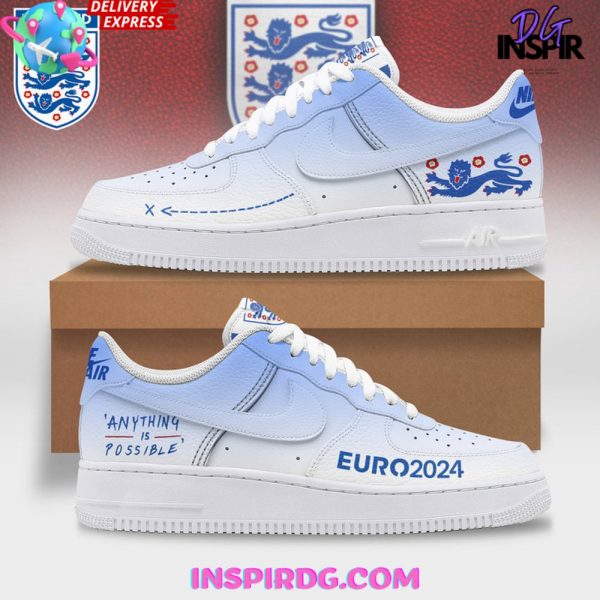 England Euro 2024 Limited Edition Air Force 1 Sneaker
