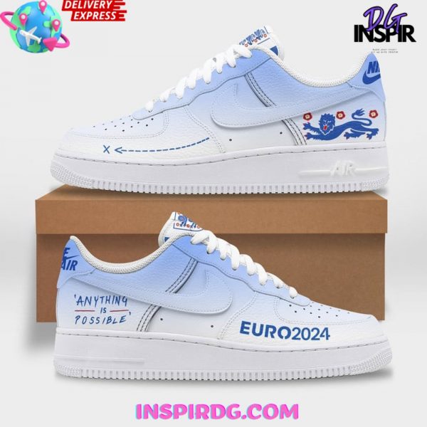 England Euro 2024 Limited Edition Air Force 1 Sneaker