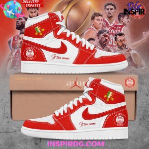 Olimpia Milano Personalized Nike Air Jordan 1 Shoes