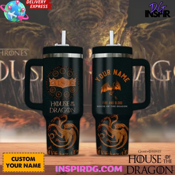 Fire And Blood House Of The Dragon Stanley Tumbler Cup