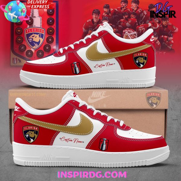 Florida Panthers Stanley Cup Custom Nike Air Force 1