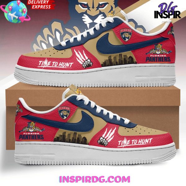Florida Panthers Time To Hunt Limited Edition Air Force 1 Shoes