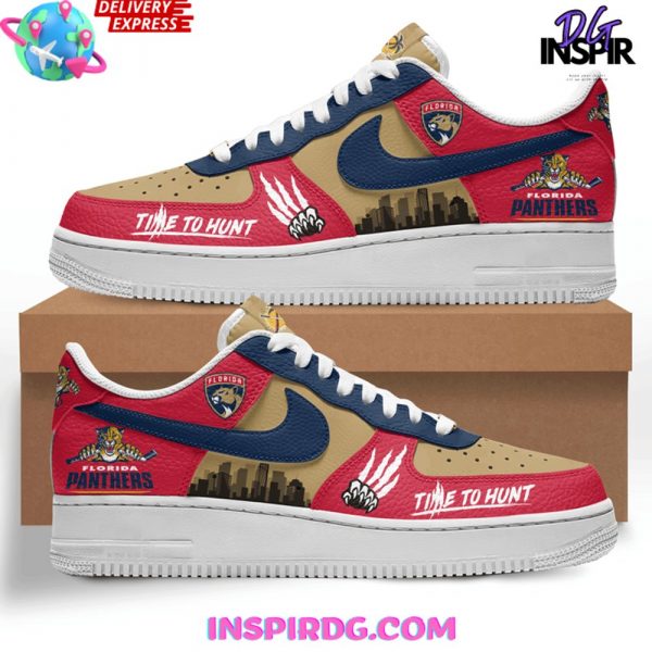 Florida Panthers Time To Hunt Limited Edition Air Force 1 Shoes