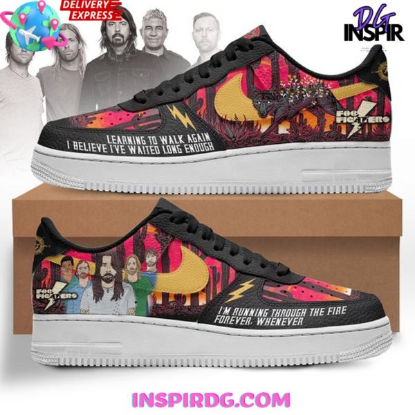 Foo Fighters Limited Edition Nike Air Force 1 Sneaker