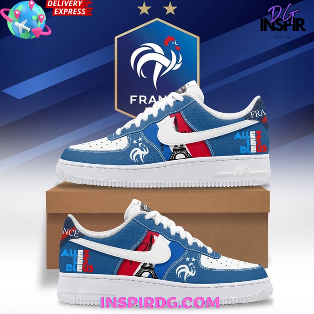 France Allez Les Bleus Euro 2024 Nike Air Force 1 InspirDG