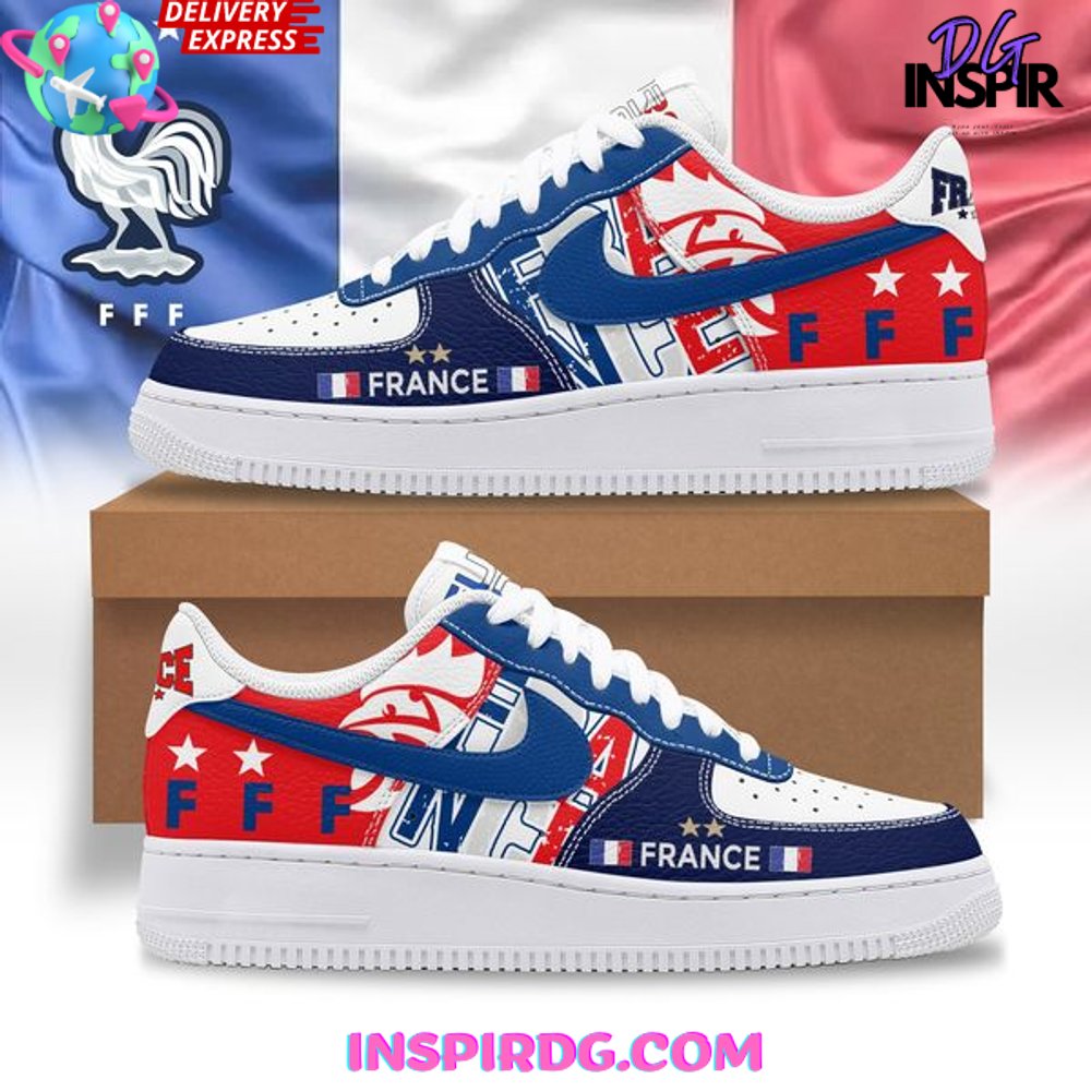 France UEFA Euro 2024 Fanswear Nike Air Force 1 Shoes InspirDG