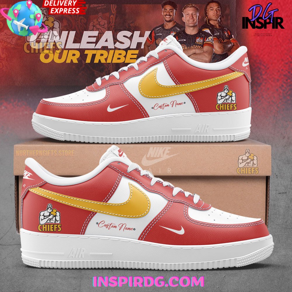 Gallagher Chiefs Custom Name Nike Air Force 1 Shoes InspirDG