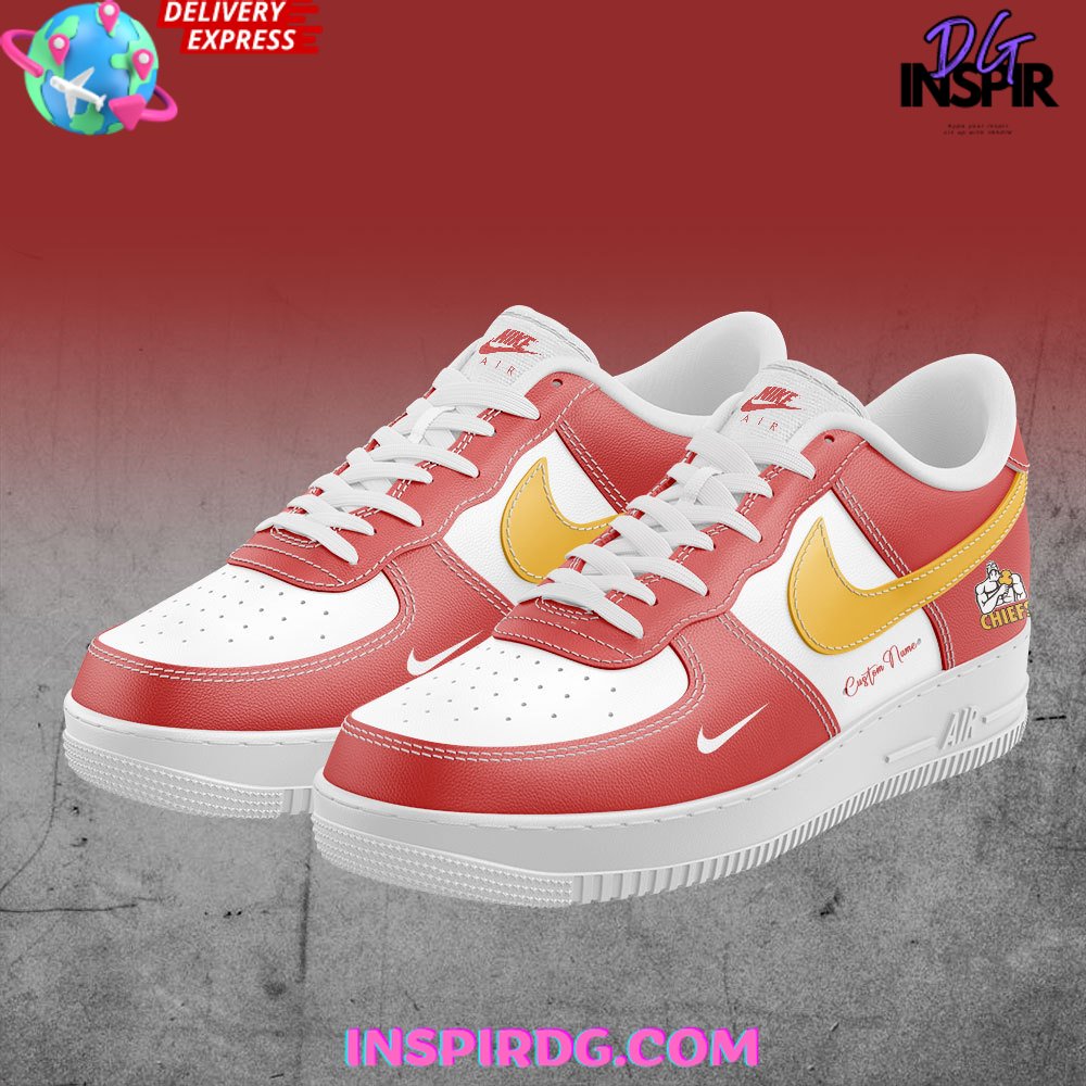 Gallagher Chiefs Custom Name Nike Air Force 1 Shoes InspirDG