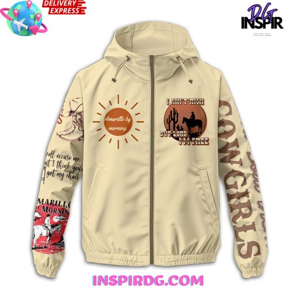George Strait Cowboy Windbreaker Outdoor Zipper Hoodie