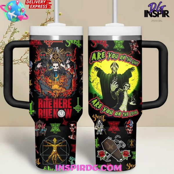 Ghost Rite Here Rite Now Stanley Tumbler Cup
