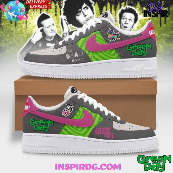 Green Day Kiss Me Nike Air Force 1 Sneaker