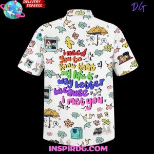 Heartstopper Custom Name Hawaiian Shirt