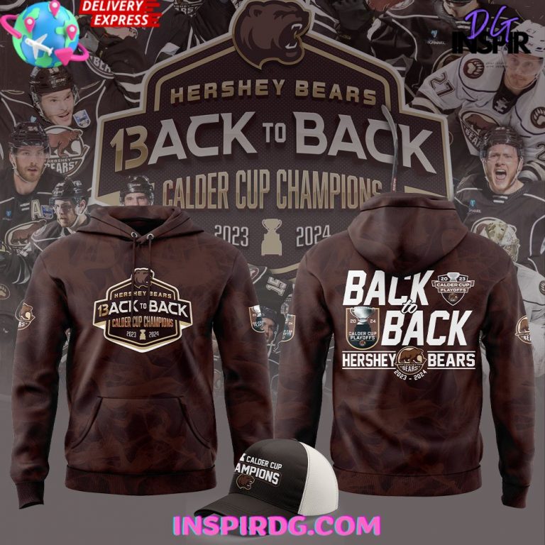 Hershey Bears Calder Cup Champions 2024 Hoodie Set