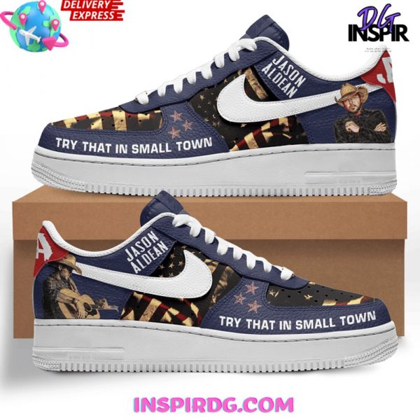 Jason Aldean American Nike Air Force 1 Shoes