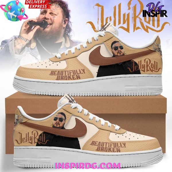 Jelly Roll Beautifully Broken Air Force 1 Shoes