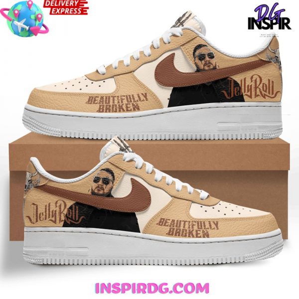 Jelly Roll Beautifully Broken Air Force 1 Shoes