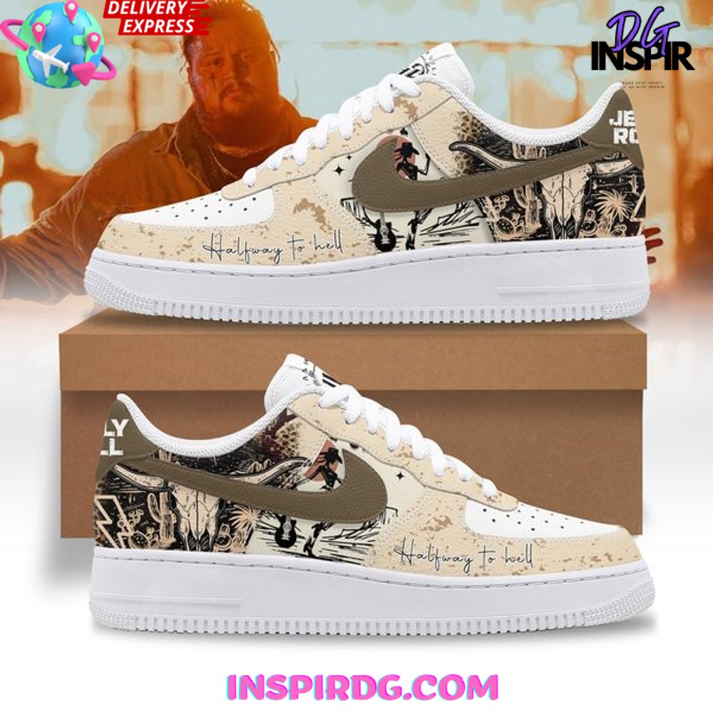 Jelly Roll Halfway To Hell Limited Edition Air Force 1 Sneaker InspirDG